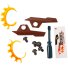 Арбалет с мягкими патронами Динозавр Трицератопс, DIY TOYS