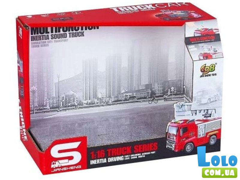 Машина Пожарный кран инерционная, CARS S