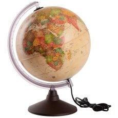 Глобус с подсветкой Политический под старину Marco Polo, Tecnodidattica, 26 см