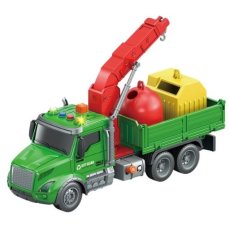 Машина Мусоровоз с краном инерционная, CARS S