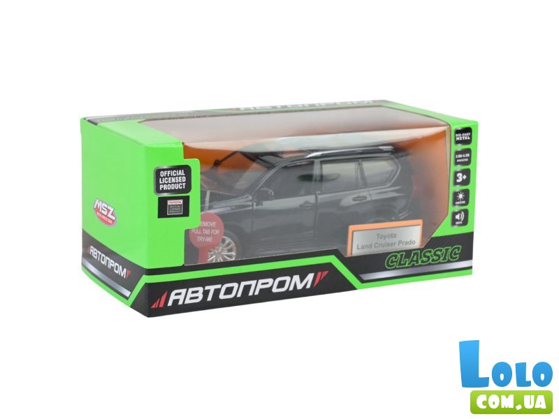 Машина металлическая Toyota Land Cruiser Prado, Автопром