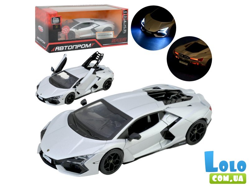 Машина металлическая Lamborghini Revuelto, Автопром