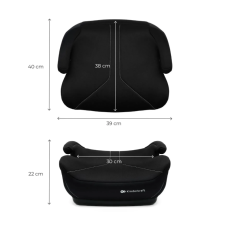 Автокресло-бустер i-Boost 2, Kinderkraft (Black)