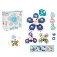 Набор погремушек-спинеров на присосках