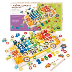 Логическая деревянная доска Автобус, WToys