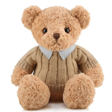 Мягкая игрушка Мишка в свитере, 37 см (в ассортименте)