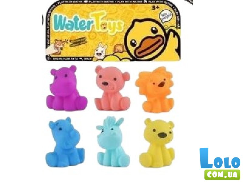 Набор пищалок для купания Животные