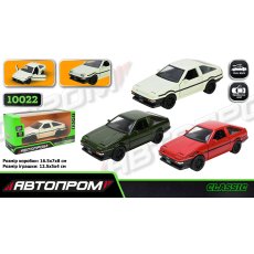 Машина металлическая Toyota AE86, Автопром (в ассортименте)