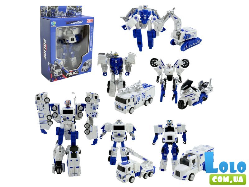 Полицейский робот-трансформер (в ассортименте)