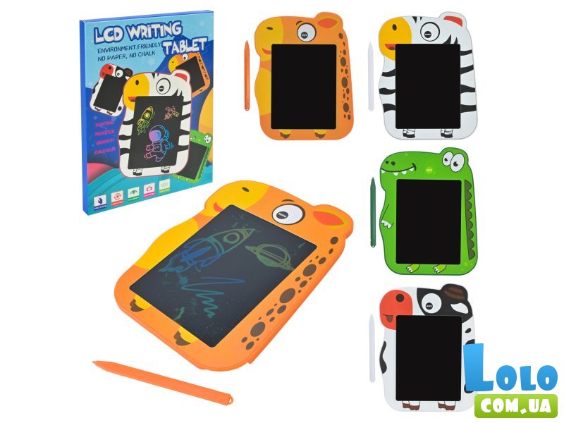 Планшет для рисования Животные LCD (в ассортименте)