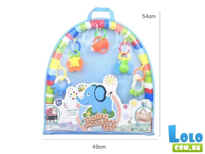 Дуга с игрушками на кроватку