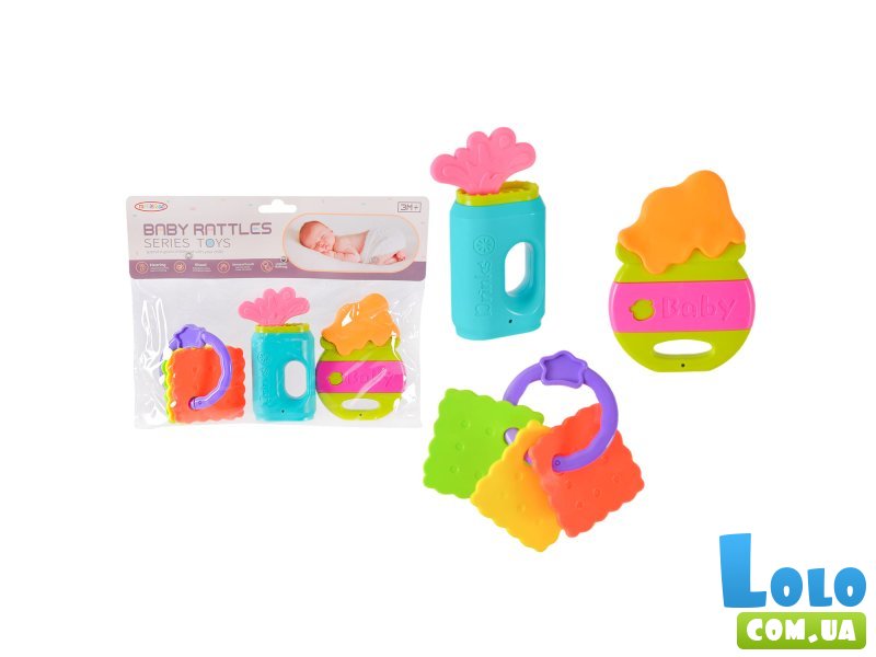 Набор погремушки-прорезыватели