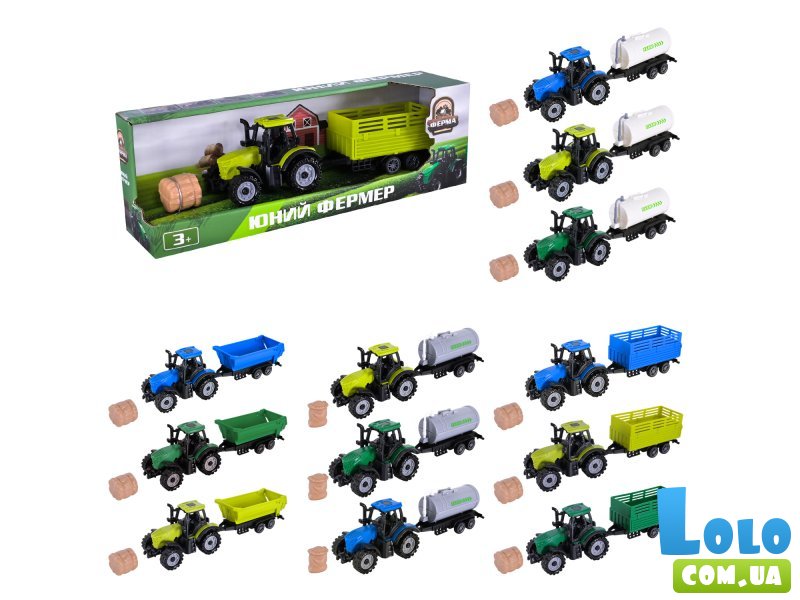 Трактор с прицепом (в ассортименте)