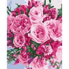 Картина по номерам Розовый букет, ArtCraft (40х50 см)