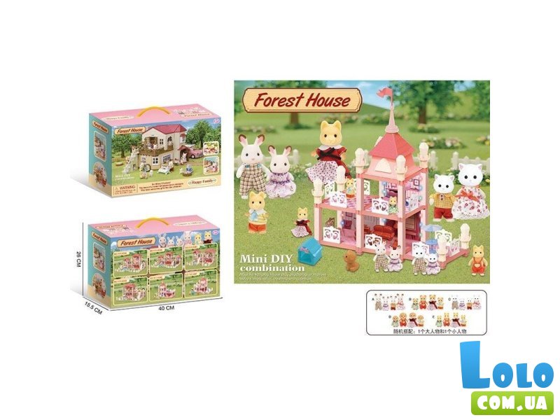 Домик с флоксовыми животными (в ассортименте)