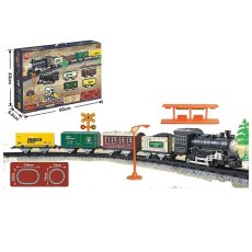Железная дорога с локомотивом и аксессуарами