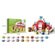 Конструктор магнитный Фермер и животные (FD 136-51), 54 дет.