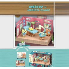 Набор мебели с фигурками животных Медицинский кабинет