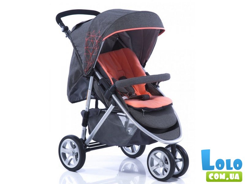 Прогулочная коляска Geoby C781R-WGJC (серая с оранжевым)