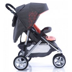 Прогулочная коляска Geoby C781R-WGJC (серая с оранжевым)