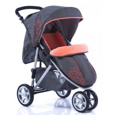 Прогулочная коляска Geoby C781R-WGJC (серая с оранжевым)