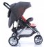 Прогулочная коляска Geoby C781R-WGJC (серая с оранжевым)