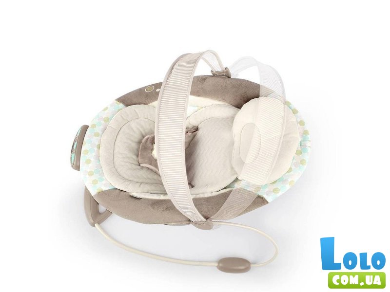 Шезлонг-качалка Bright Starts "Бегемотик" 60284 (бежевый)