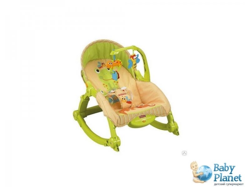 Кресло-качалка 3 в 1 Fisher-Price "Лягушонок" T2518 (зеленый)
