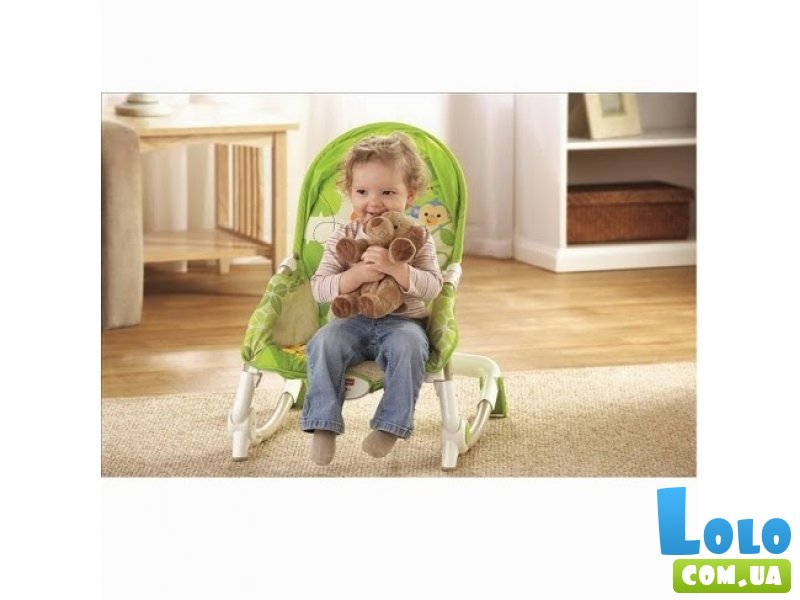 Кресло-качалка 3 в 1 Fisher-Price "Друзья" X7047 (зеленый)