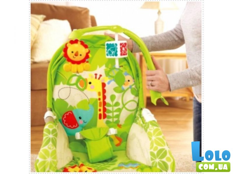 Кресло-качалка 3 в 1 Fisher-Price "Друзья" X7047 (зеленый)