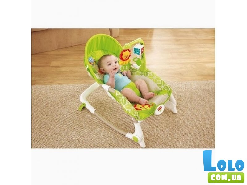 Кресло-качалка 3 в 1 Fisher-Price "Друзья" X7047 (зеленый)