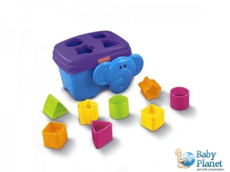 Сортер Fisher-Price "Голубой слоненок" (Ш3113)