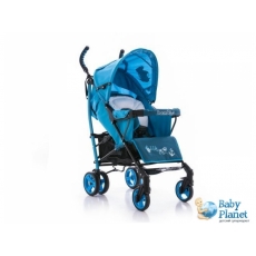 Прогулочная коляска Bambini Shuttle Blue Pirat + Footcover Bigger + Pillow (голубая)