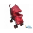 Прогулочная коляска Bambini Superb Red Strawberry + Footcover Bigger + Pillow (красная)