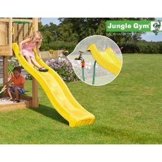 Горка Jungle Gym Wavy Star Slide Yellow (желтая), 2.40/1.25 м