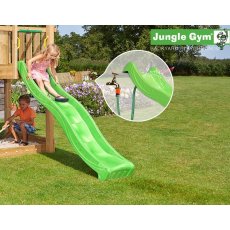 Горка Jungle Gym Wavy Star Slide Green (зеленая), 2.40/1.25 м