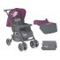 Прогулочная коляска Bertoni Combi Grey&Rose (фиолетовая с серым), с сумкой