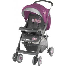 Прогулочная коляска Bertoni Star + Footcover Grey&Pink Spring (розовая с серым)