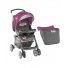 Прогулочная коляска Bertoni Star + Footcover Grey&Pink Spring (розовая с серым)