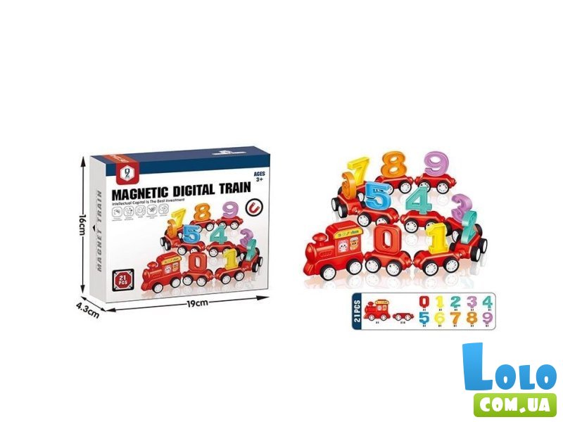 Развивающая игрушка Поезд магнитный
