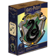 Фигурный деревянный пазл Гарри Поттер Герб Слизерин XL, Woods story, 254 эл.