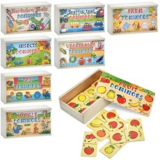Деревянная игрушка Домино (в ассортименте)