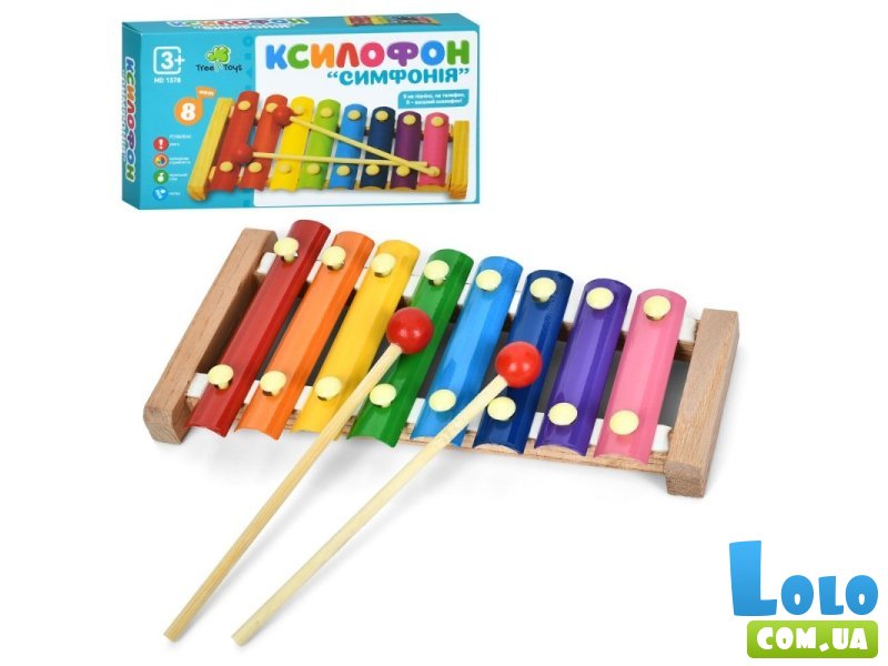 Деревянная игрушка Ксилофон, Limo Toy