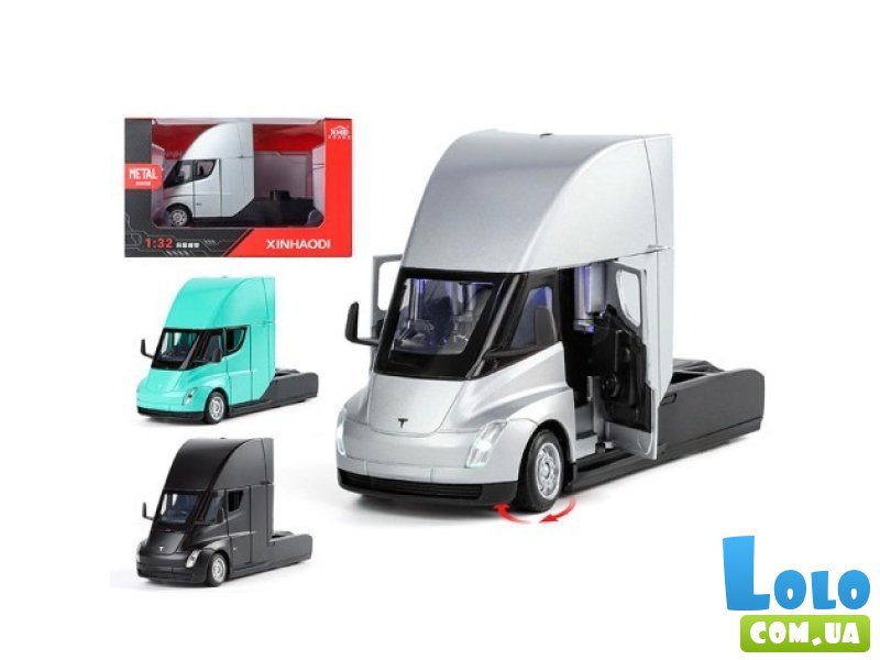 Машина металлическая Tesla Semi Truck (в ассортименте)