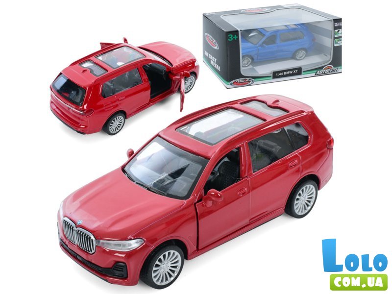 Джип BMW X7 металлический, АвтоМир (в ассортименте)