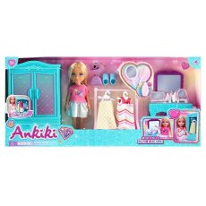 Кукла с мебелью и аксессуарами