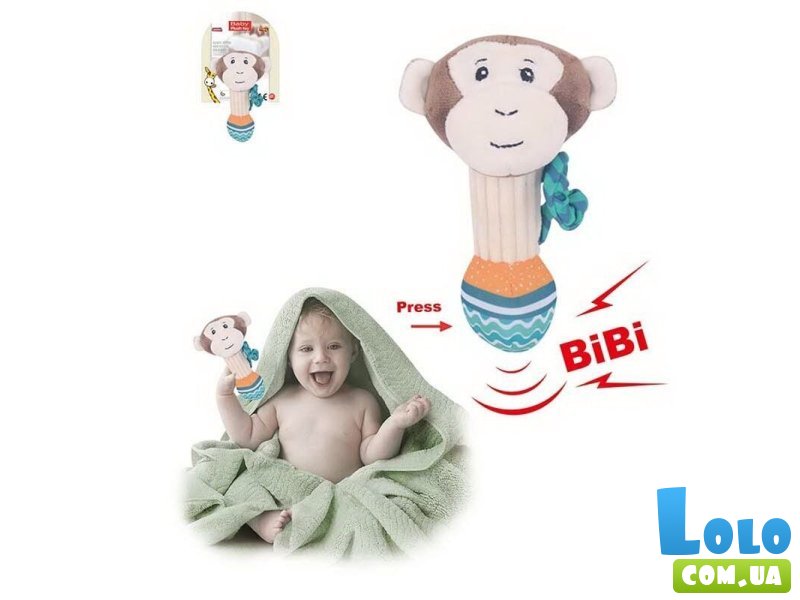 Погремушка мягкая Мавпеня