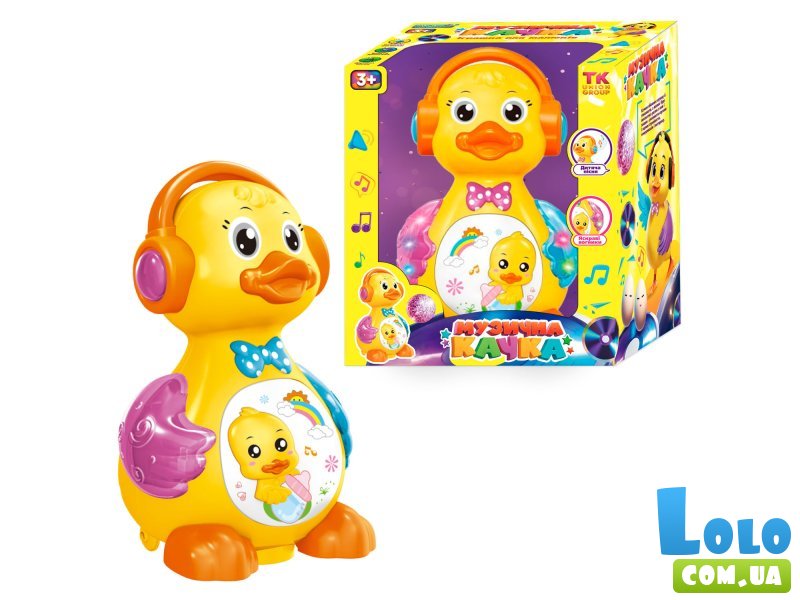 Развивающая игрушка Музыкальная утка, TK Group (укр.)