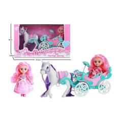 Набор с куклой и каретой