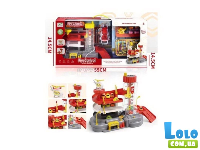 Трек с машинами и вертолетом